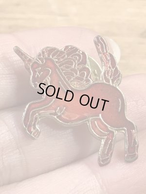 ユニコーンのエナメル加工の70〜80’sヴィンテージピンズ