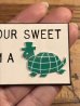 画像13: You Bet Your Sweet “Donkey” I'm A “Turtle” Badge　ジョーク　ビンテージ　プラスチックバッジ　メッセージ　70〜80年代