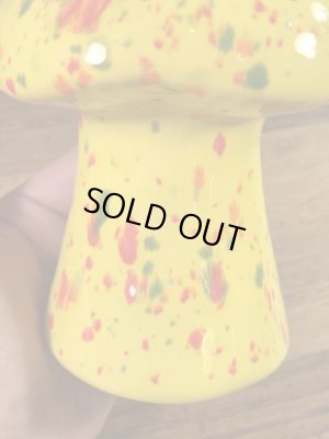 マーブル色のキノコの70’sヴィンテージペッパーシェイカー