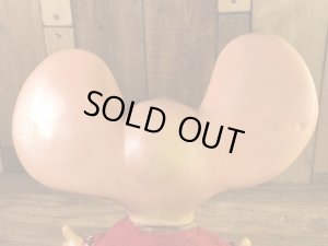 チアリーダーのフロリダマウスの70年代ビンテージ貯金箱