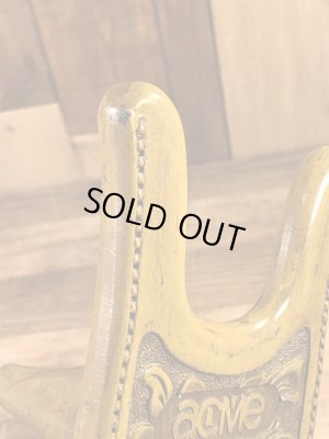 acmeのレザー調の70年代ビンテージブーツジャック