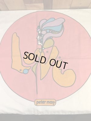 ピーターマックスのLoveの70'sヴィンテージピローケース