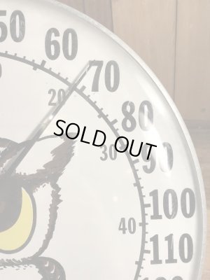 The Original Jumbo Dial社製のフクロウの70年代ビンテージサーモメーター