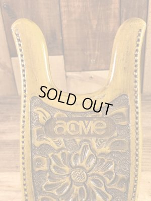 acmeのレザー調の70年代ビンテージブーツジャック