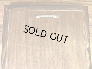 フクロウがハンドペイントで描かれた70’sヴィンテージ壁掛け