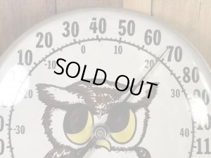 The Original Jumbo Dial社製のフクロウの70年代ビンテージサーモメーター