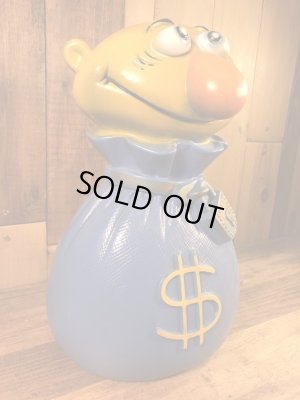 プレイパル社製のドルモンスターの70年代ビンテージ貯金箱フィギュア