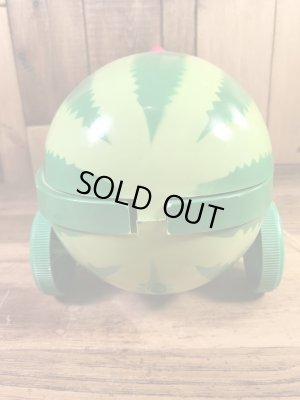 Vanda Cragstan社製のワッキーメロンの60年代ビンテージプルトイ