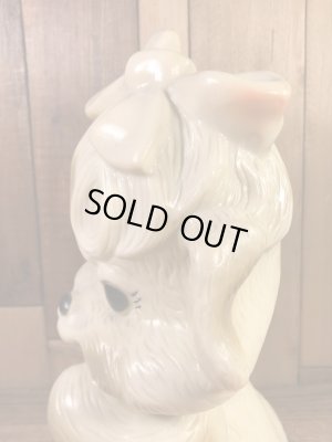 Russ Berrie社製のPuppy Dogの70’sヴィンテージコインバンクドール