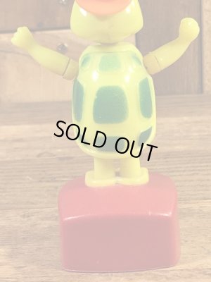 TM British Patentのカメの70年代ビンテージプッシュアップトイ