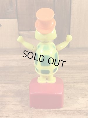 TM British Patentのカメの70年代ビンテージプッシュアップトイ