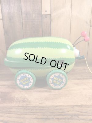 Vanda Cragstan社製のWacky Melonの60’sヴィンテージプルトイ