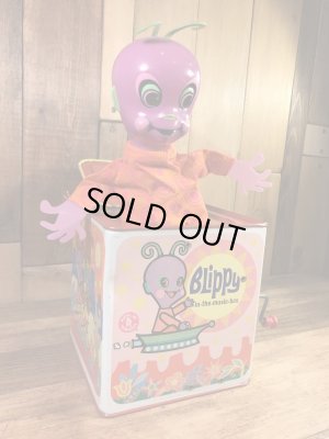 マテル社製のブリッピーの60年代ビンテージびっくり箱トイ