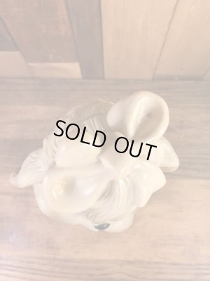 Russ Berrie社製の子犬の70年代ビンテージ貯金箱フィギュア