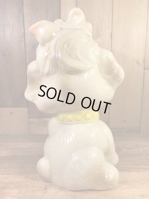 Russ Berrie社製の子犬の70年代ビンテージ貯金箱フィギュア