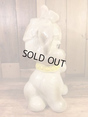 Russ Berrie社製のPuppy Dogの70’sヴィンテージコインバンクドール