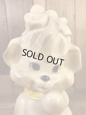 Russ Berrie社製のPuppy Dogの70’sヴィンテージコインバンクドール