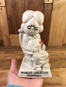 他の写真3: Sillisculpts “World's Greatest Grandma” Message Doll　シリスカルプス　ビンテージ　メッセージドール　70年代