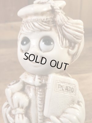 “World's Greatest Student”のシリスカルプスの70年代ビンテージメッセージドール