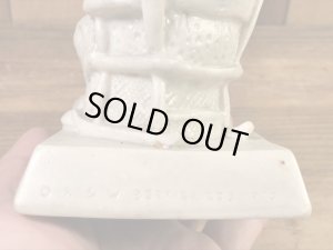 “World's Greatest Grandma”のメッセージが書かれたシリスカルプスの70年代ビンテージメッセージドール