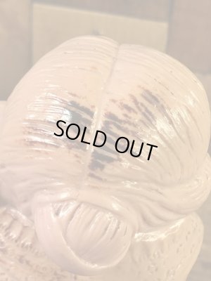 “World's Bast Mother”のメッセージが書かれたシリスカルプスの70年代ビンテージメッセージドール