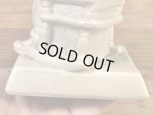 “World's Greatest Grandpa”のメッセージが書かれたシリスカルプスの70年代ビンテージメッセージドール