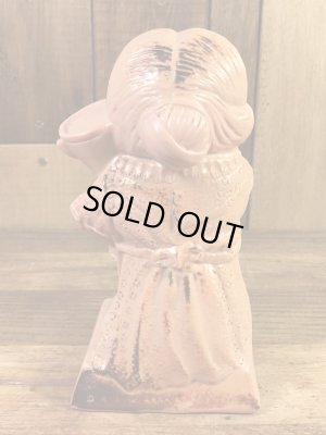 “World's Bast Mother”のメッセージが書かれたシリスカルプスの70年代ビンテージメッセージドール