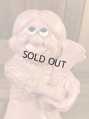 “World's Bast Mother”のメッセージが書かれたシリスカルプスの70年代ビンテージメッセージドール