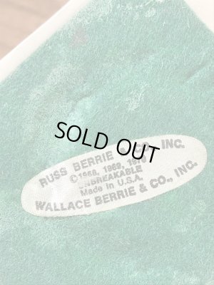 “World's Greatest Grandpa”のメッセージが書かれたシリスカルプスの70年代ビンテージメッセージドール