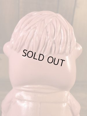 “World's Bast Father”のメッセージが書かれたシリスカルプスの70年代ビンテージメッセージドール