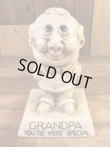 Sillisculpts “Grandpa You're Very Special” Message Doll　シリスカルプス　ビンテージ　メッセージドール　70年代