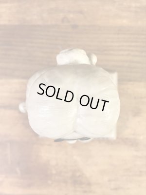 “World's Greatest Grandma”のメッセージが書かれたシリスカルプスの70年代ビンテージメッセージドール