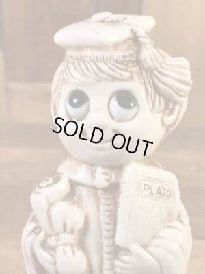 “World's Greatest Student”のシリスカルプスの70年代ビンテージメッセージドール