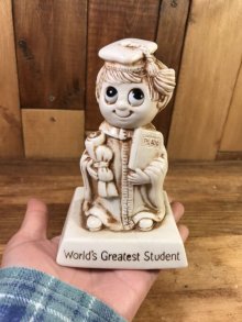 他の写真3: Sillisculpts “World's Greatest Student” Message Doll　シリスカルプス　ビンテージ　メッセージドール　70年代