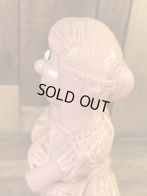 “World's Bast Mother”のメッセージが書かれたシリスカルプスの70年代ビンテージメッセージドール