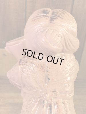 “World's Bast Mother”のメッセージが書かれたシリスカルプスの70年代ビンテージメッセージドール