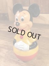 Disney Mickey Mouse Roly Poly Toy　ミッキーマウス　ビンテージ　起き上がりこぼし　ディズニー　70年代