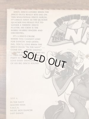 アーウィンディスコダックのネイビーの70’sヴィンテージLP盤