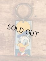 Disney Donald Duck Enamel Metal Keychain　ドナルドダック　ビンテージ　キーホルダー　ディズニー　80年代〜