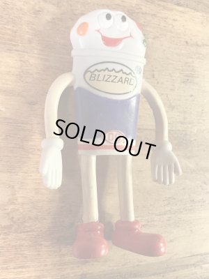 デイリークイーンのブリザードの90年代ビンテージベンダブルフィギュア