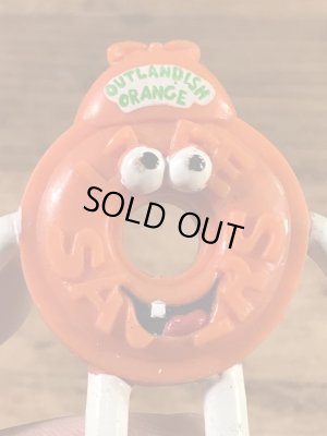 ライフセーバーズのオレンジの90年代ビンテージPVCフィギュア