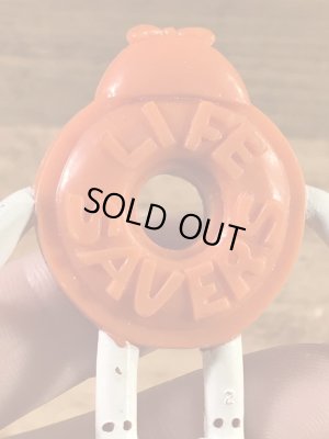 アドバタイジングキャラクターのライフセーバーズの90’sヴィンテージベンダブルフィギュア