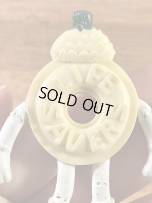 アドバタイジングキャラクターのライフセーバーズの90’sヴィンテージベンダブルフィギュア