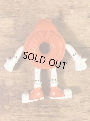 アドバタイジングキャラクターのライフセーバーズの90’sヴィンテージベンダブルフィギュア