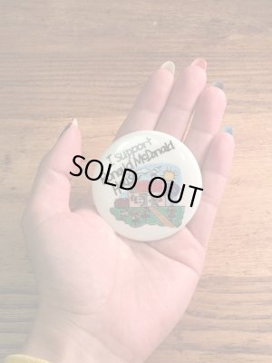 カナダのマクドナルドの80年代〜ビンテージ缶バッジ