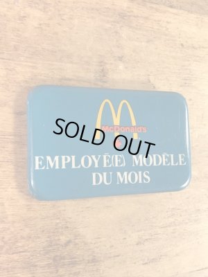 カナダのマクドナルドの80年代〜ビンテージ缶バッジ