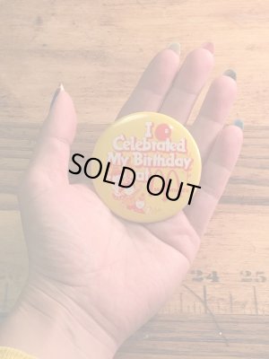 カナダのマクドナルドの80年代〜ビンテージ缶バッジ