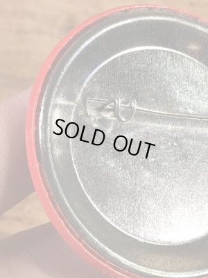 タコベルのメッセージが書かれた80年代ビンテージ缶バッジ