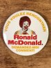 カナダのマクドナルド“ロナルド”の80年代〜ビンテージ缶バッジ