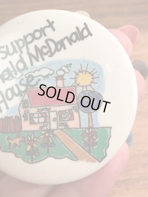 カナダのマクドナルドの80’sヴィンテージ缶バッチ